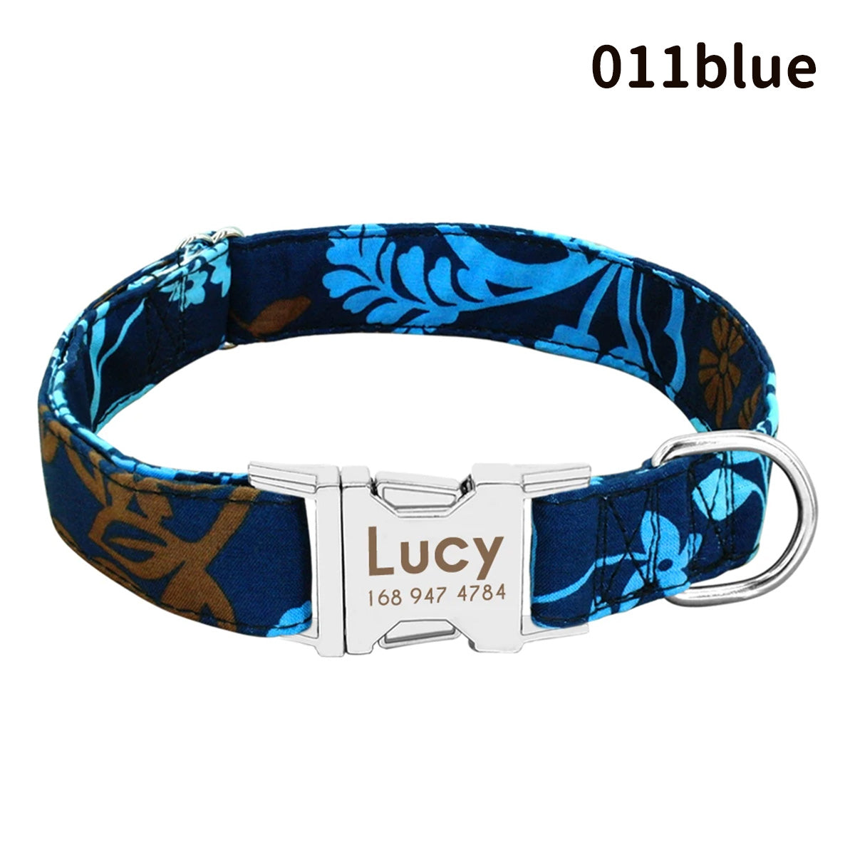 世界でひとつ！ワンちゃん用首輪 名前入りサービス【無料刻印】