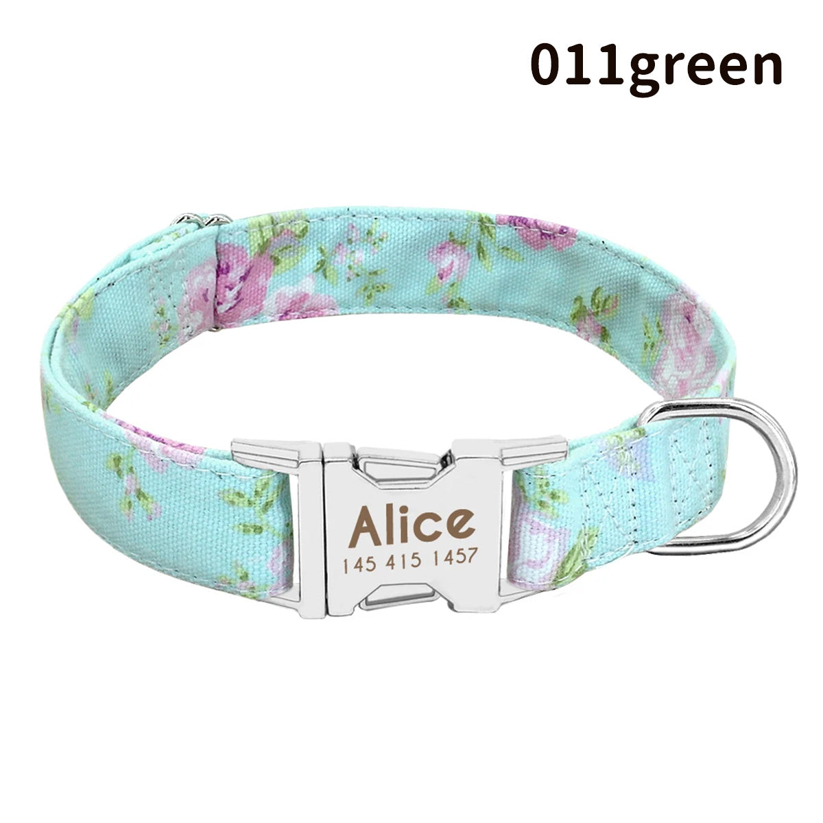 世界でひとつ！ワンちゃん用首輪 名前入りサービス【無料刻印】