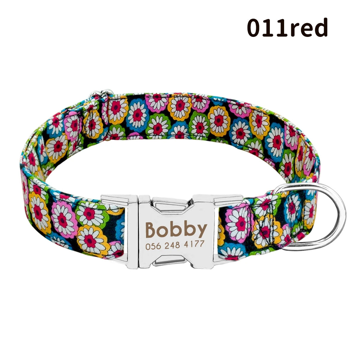 世界でひとつ！ワンちゃん用首輪 名前入りサービス【無料刻印】