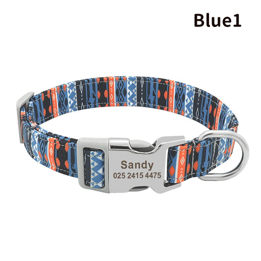 世界でひとつ！ワンちゃん用首輪 名前入りサービス【無料刻印】