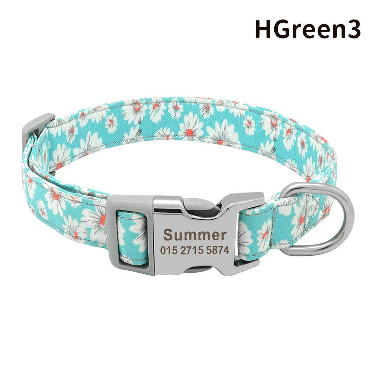 世界でひとつ！ワンちゃん用首輪 名前入りサービス【無料刻印】